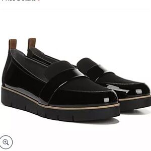 Dr. Scholl’s black patent leather Webster loafers. Size 8. NWOT